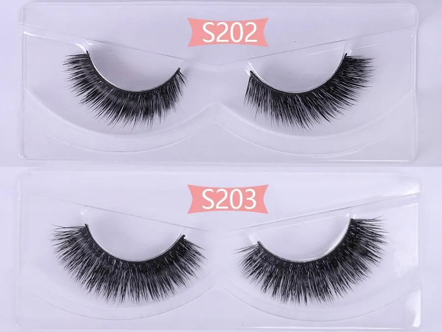 10/30/50 Pairs Natural Long False Eyelashes Lashes Mink Lashes Bulk