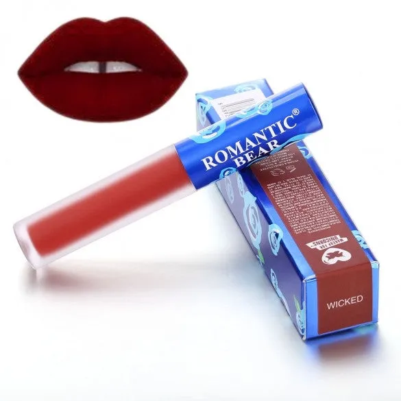 11 Colors Matte Velvet Lip Gloss Makeup Cosmetic Smudge Proof Long-lasting Lip Stick Liquid Lip Tint