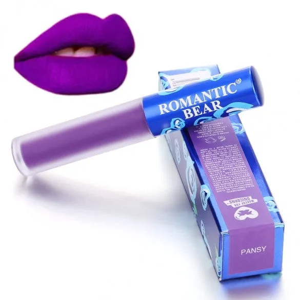 11 Colors Matte Velvet Lip Gloss Makeup Cosmetic Smudge Proof Long-lasting Lip Stick Liquid Lip Tint