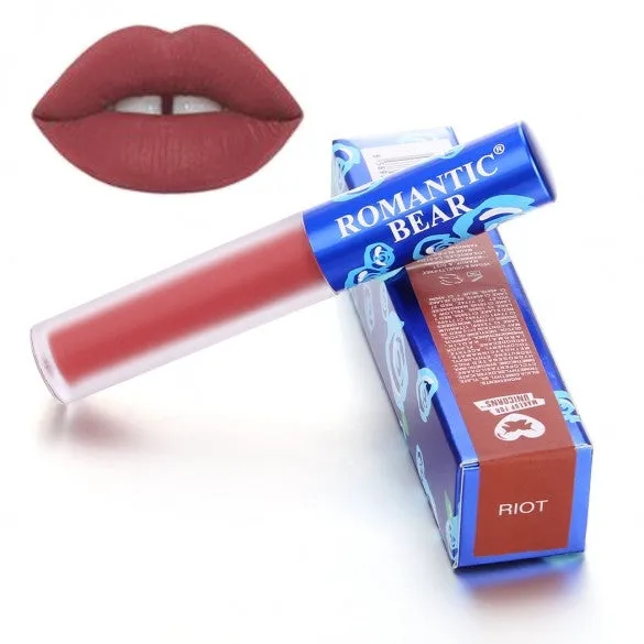 11 Colors Matte Velvet Lip Gloss Makeup Cosmetic Smudge Proof Long-lasting Lip Stick Liquid Lip Tint