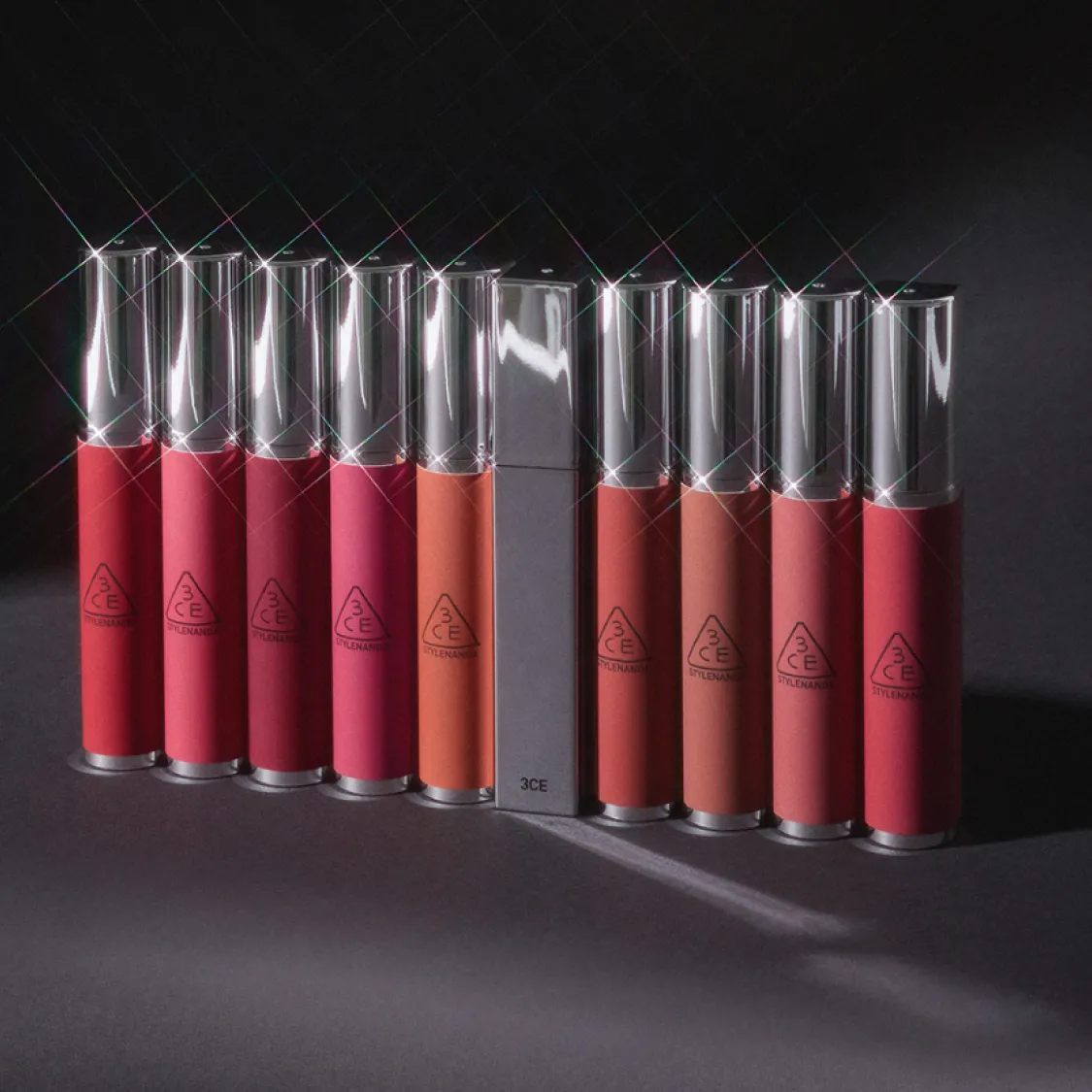 3CE Hazy Lip Clay (14 colors); 0.14oz / 4g