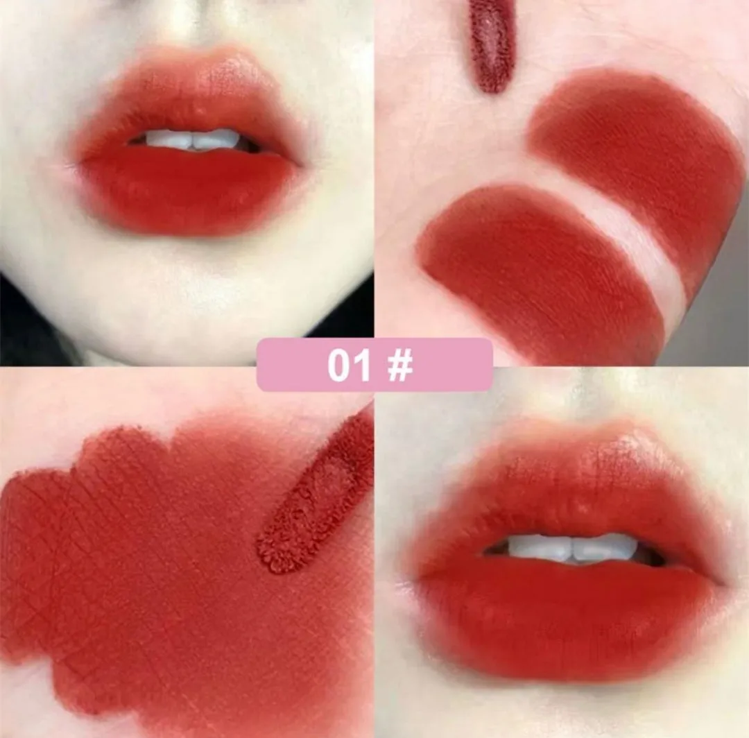 5Pcs/Set Safe Hydrating Non-Stick Lip Glaze Long Lasting Tint Colors Makeup Cosmetic for Beauty Lip Gloss Lip Color