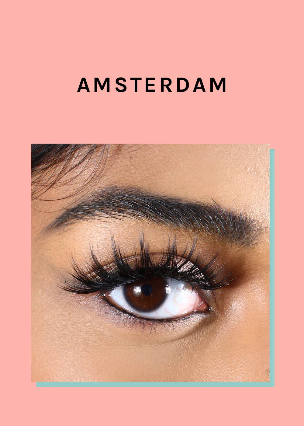 A  Glam 3D Faux Mink Lashes - Amsterdam
