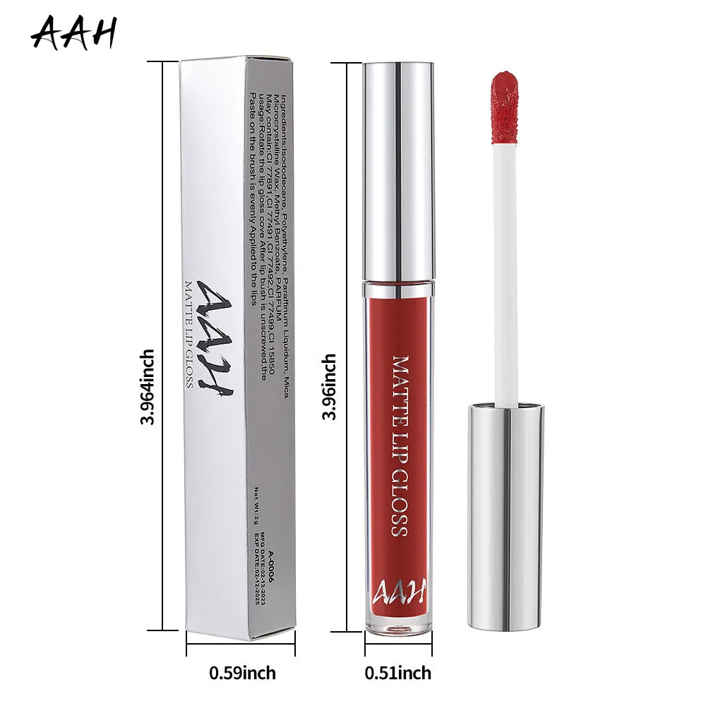 AAH 12 Colors Velvet Matte Lip Gloss