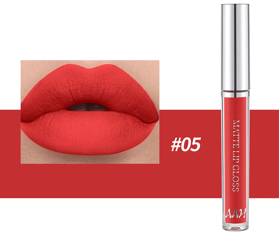AAH 12 Colors Velvet Matte Lip Gloss