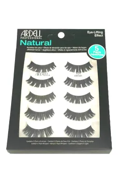 Ardell Natural Lashes Demi Eye Lifting Effect Black 5 Pairs