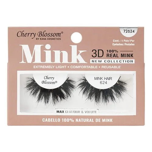 Cherry Blossom 3D 100% Real Mink Eyelashes
