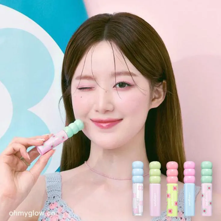 COLORGRAM Fruity Glass Tint 韩国Colorgram 糖葫芦水光唇釉 0.11 Oz