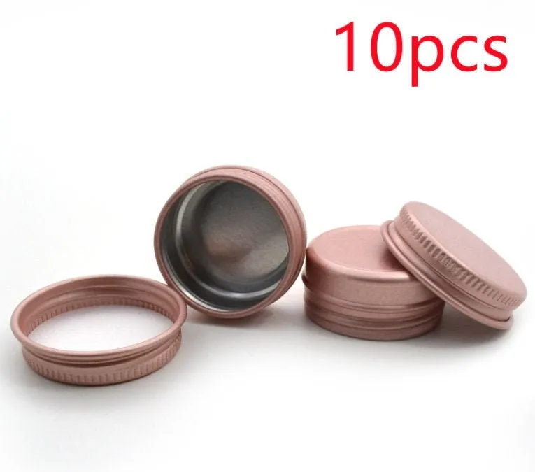 Cosmetic Empty Tins, Screw Top, Aluminum Tin Storage Jar Containers,  Cosmetic Pot, Homemade Candles Creams Lip Balm Hand Butter Beard Wax
