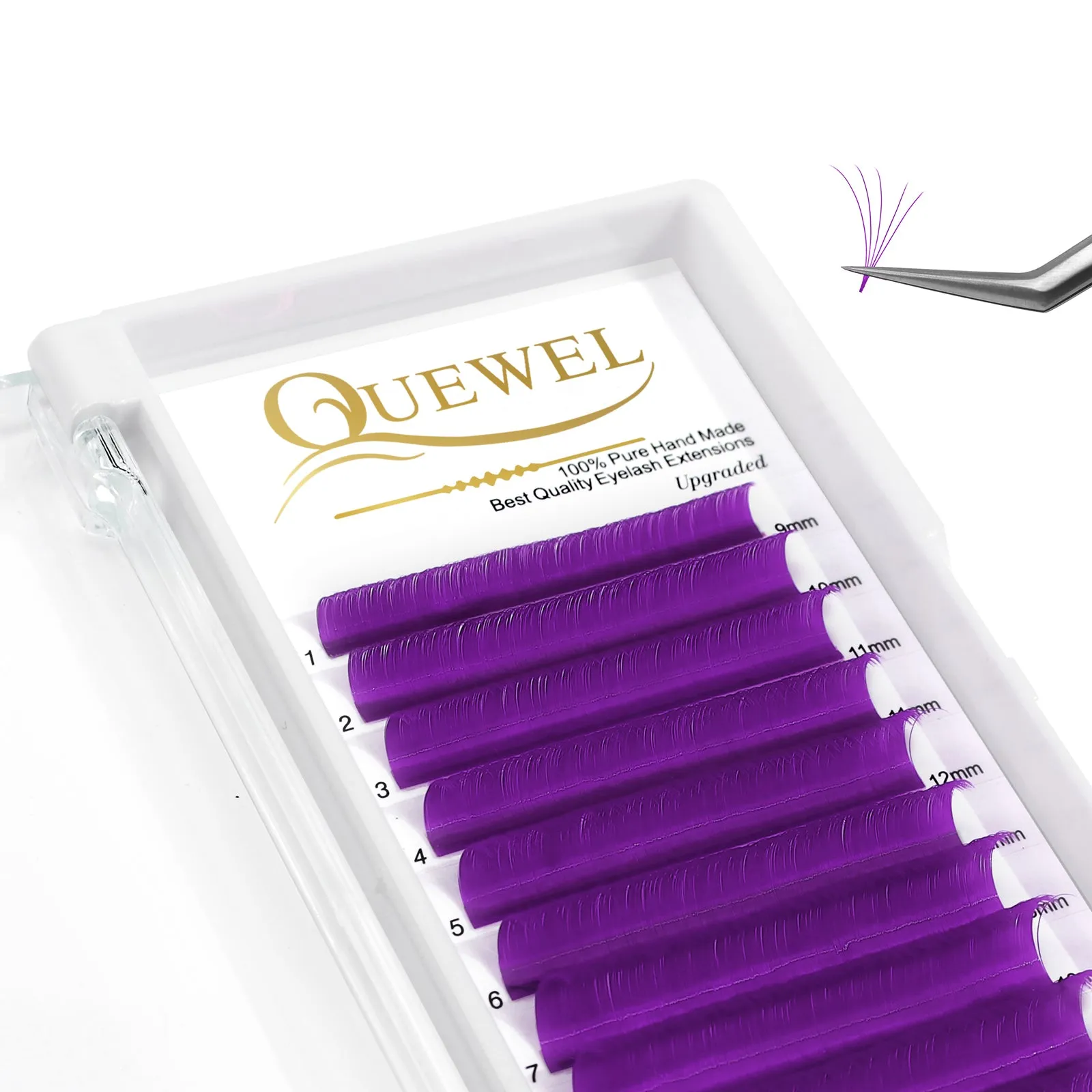 Easy Fan Colorful Eyelash Extensions 0.07MM