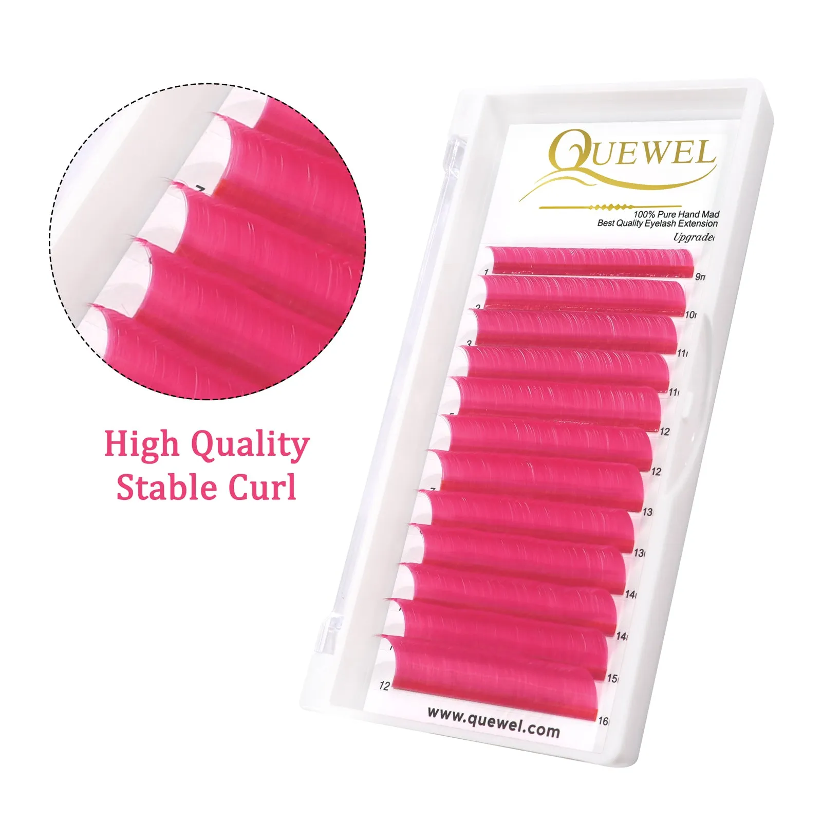 Easy Fan Colorful Eyelash Extensions 0.07MM