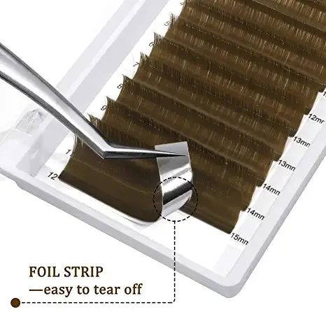 Easy Fan Colorful Eyelash Extensions 0.07MM
