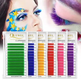 Easy Fan Colorful Eyelash Extensions 0.07MM