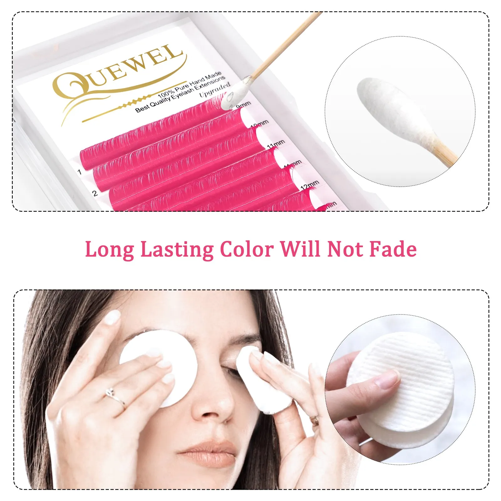 Easy Fan Colorful Eyelash Extensions 0.07MM