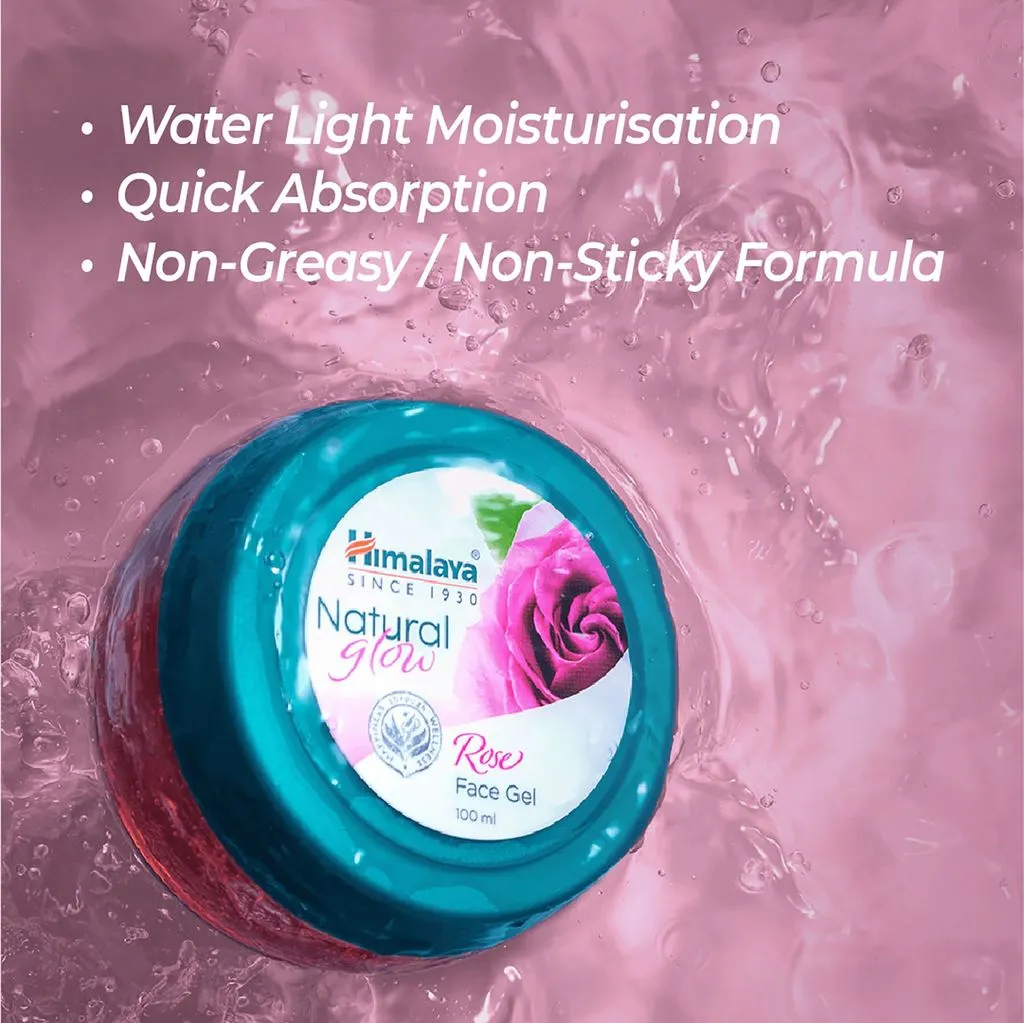 Himalaya Natural Glow Rose Face Gel (100ml)