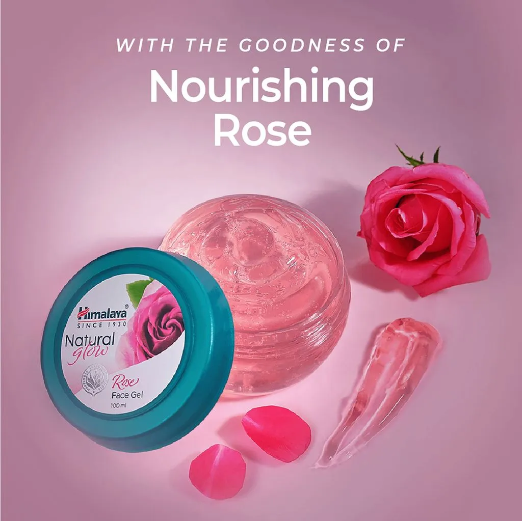 Himalaya Natural Glow Rose Face Gel (100ml)