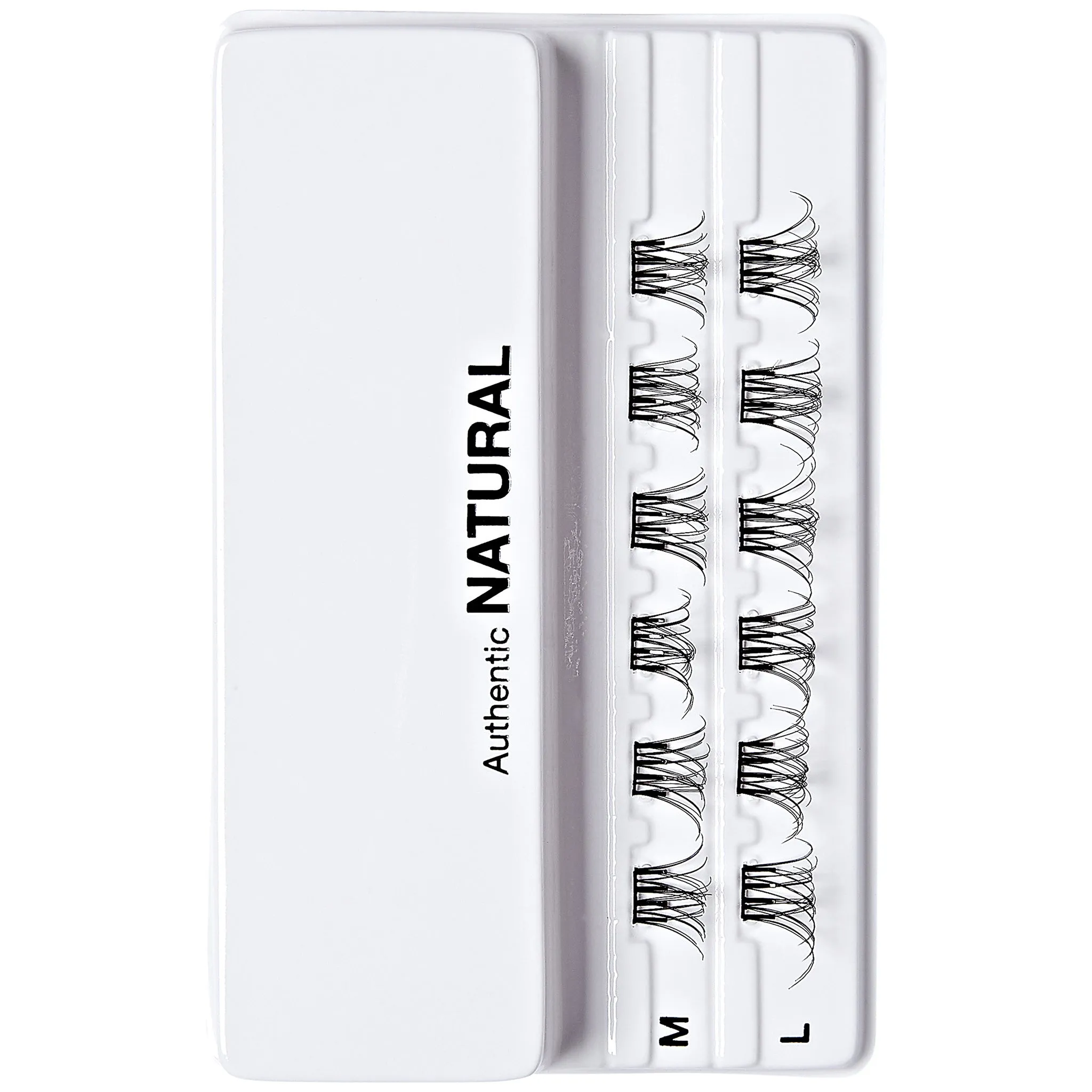 Kiss ImPRESS Press-On Falsies Cluster Lashes - Authentic Natural