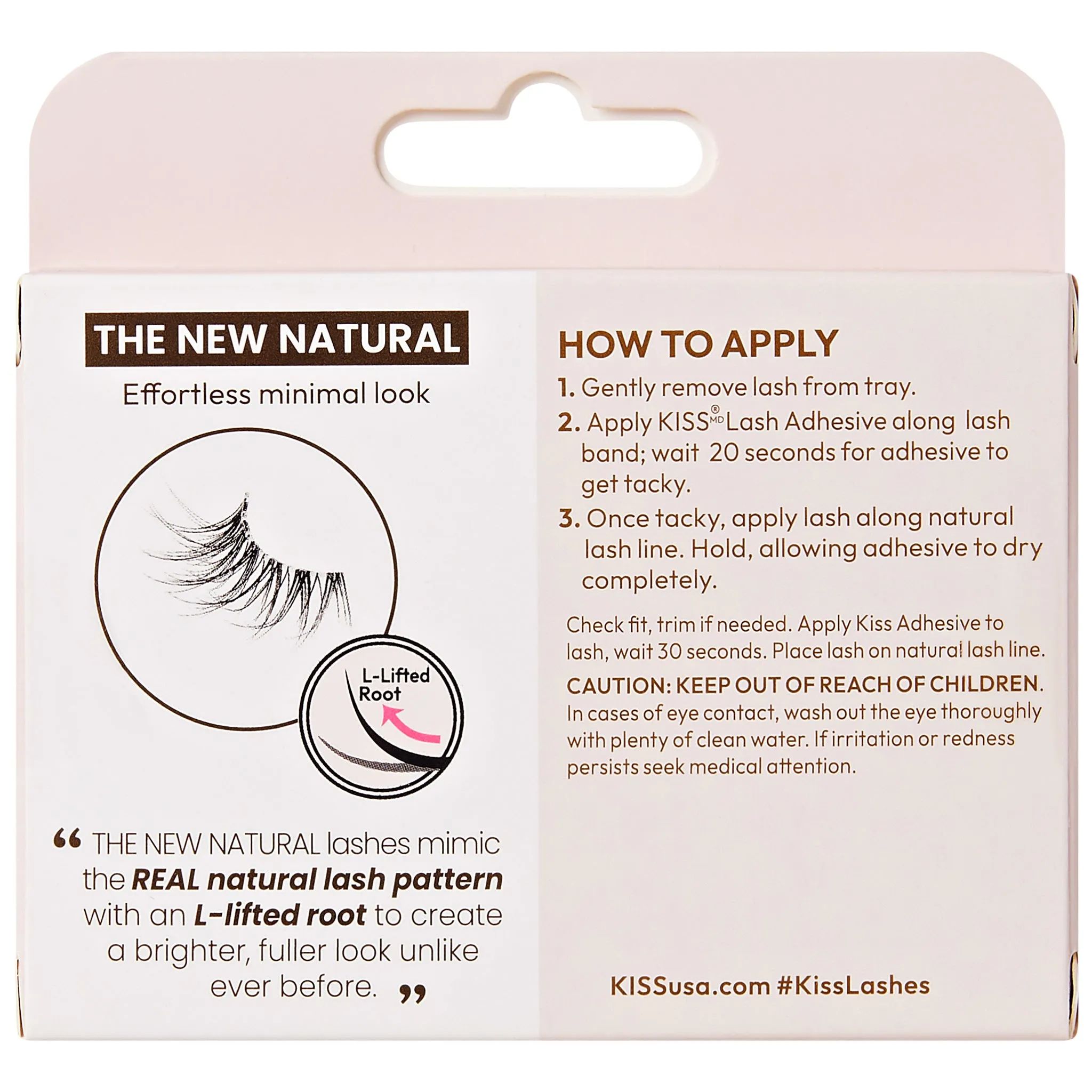 Kiss The New Natural Lashes - Glowy Skin