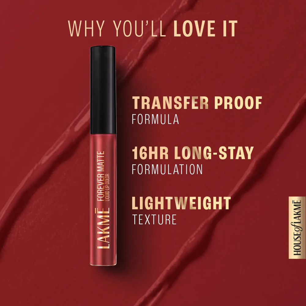 Lakmē Forever Matte Liquid Lip