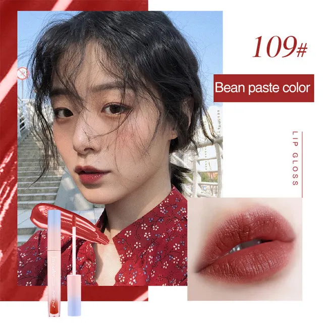 Liquid Lipstick Mirror Lip Gloss Glitter Waterproof Korean