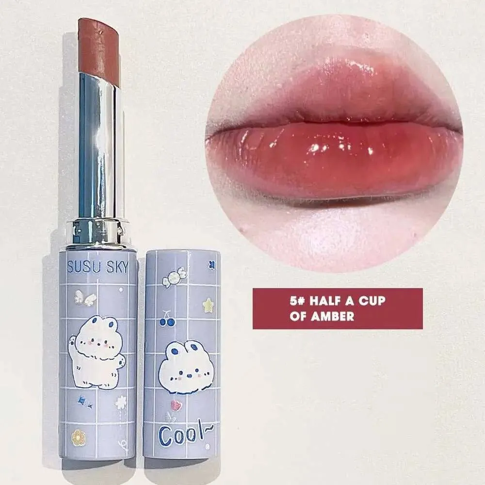 Long-lasting, Non-stick, Nutritious Water Mirror Lip Glaze Lipstick