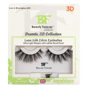 Luxe Silk Fibre 3D Eyelashes Love in Birmingham No. 921 (Ultra-Light Wispies with subtle flared finish)