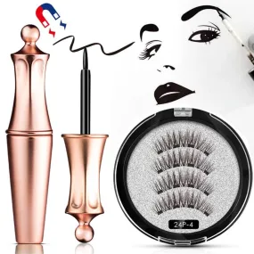 Magnetic Fake Lashes False Magnetic Eyelashes