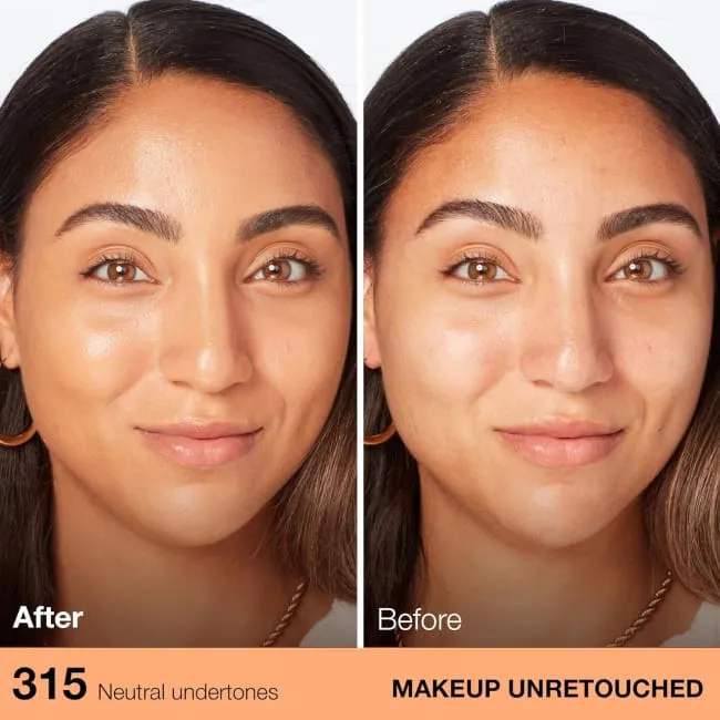 Maybelline Fit Me Dewy   Smooth Foundation - Soft Honey 315