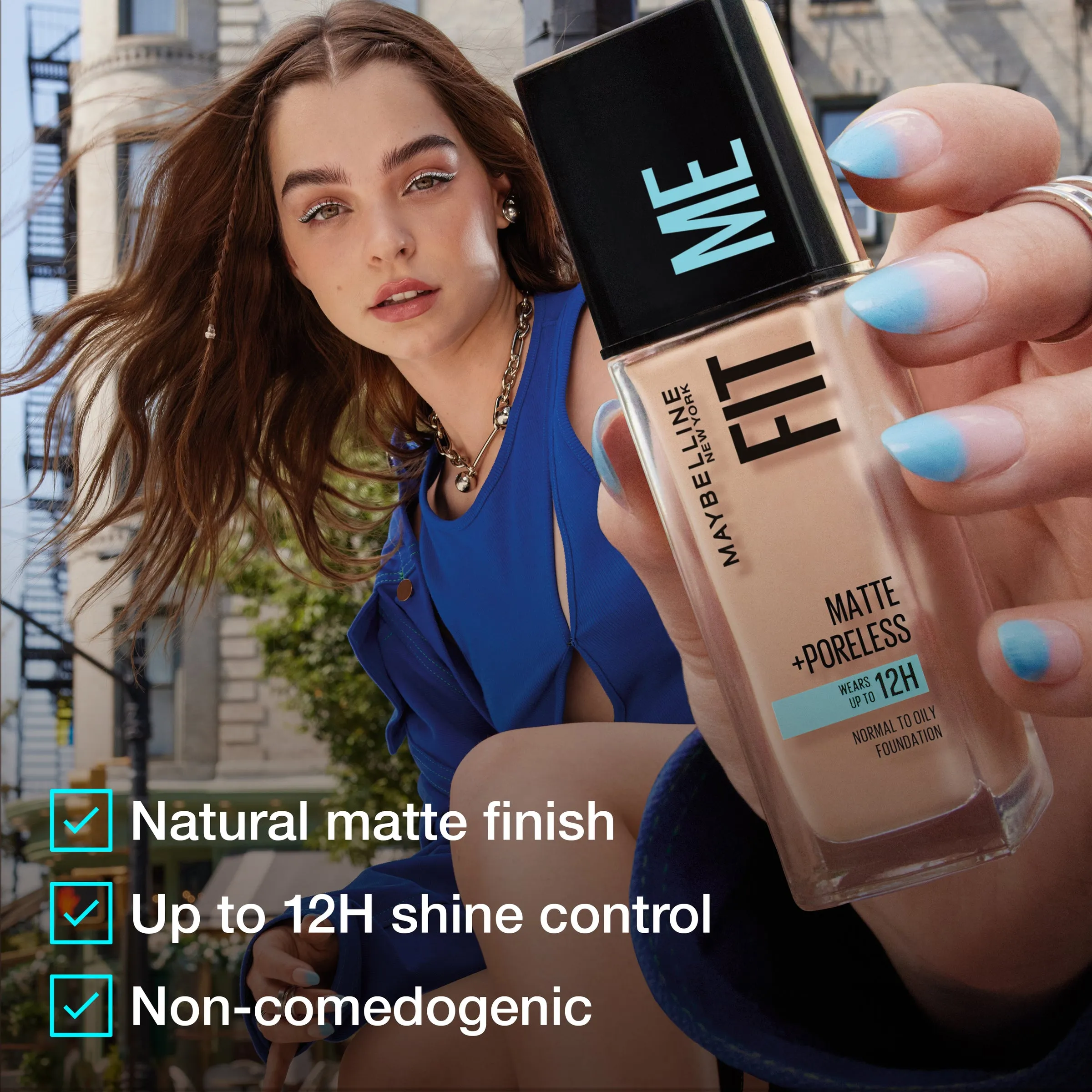 Maybelline Fit Me Matte & Poreless Foundation 338 Spicy Brown C