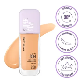 Maybelline New York Super Stay Lumi-Matte Liquid Foundation 30H Longwear yet Light-As-Air, 230, 35ml