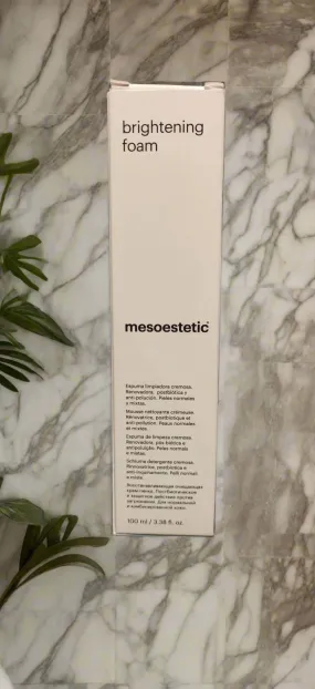Mesoestetic brightening foam