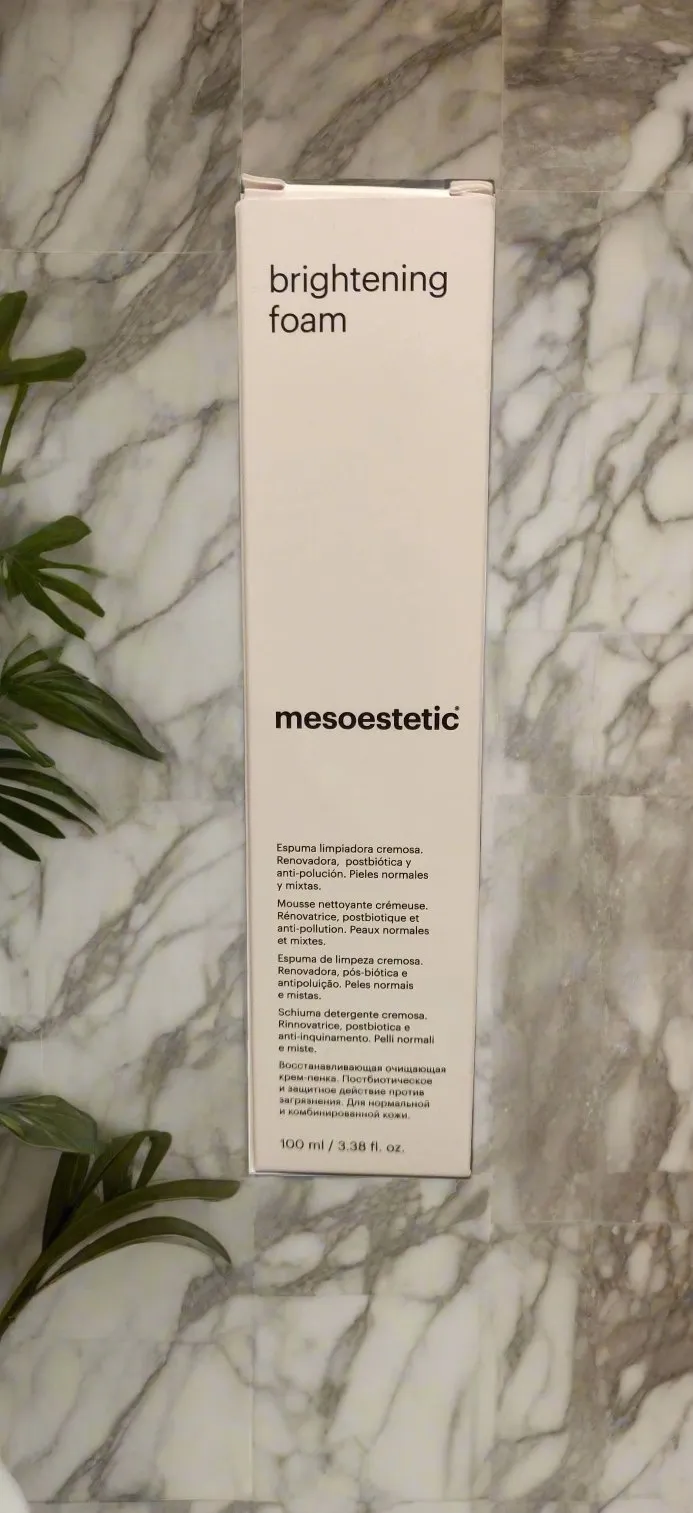 Mesoestetic brightening foam