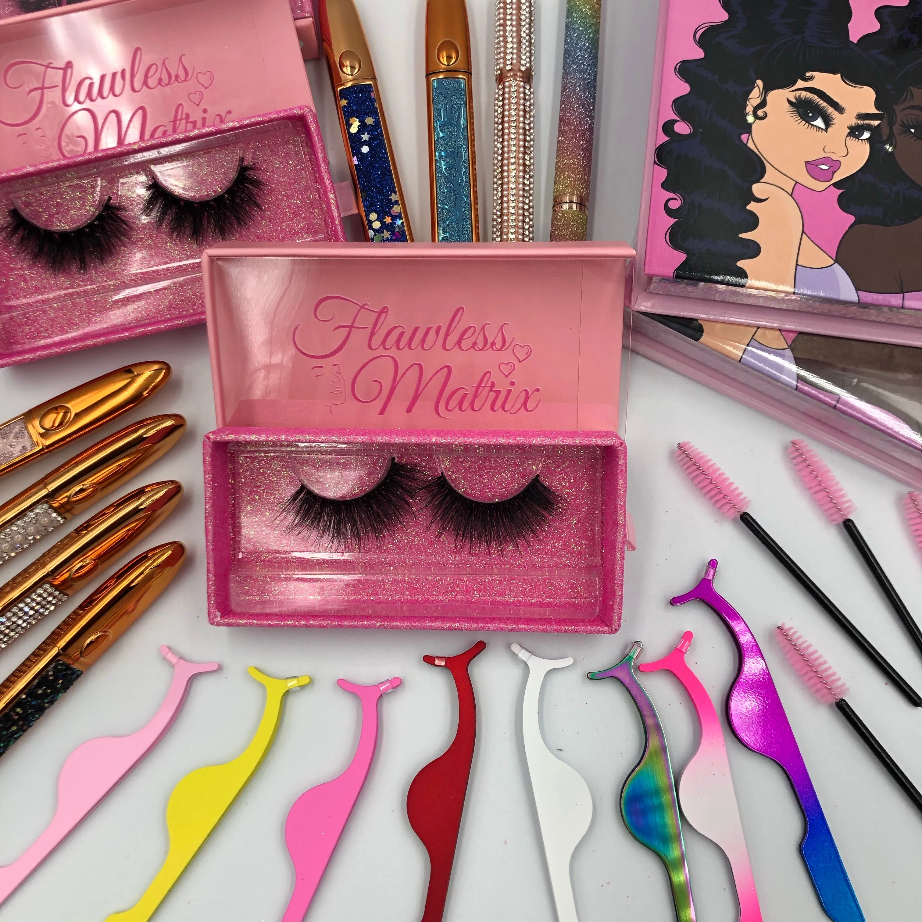 Natural 3D Faux Real Mink Eyelashes