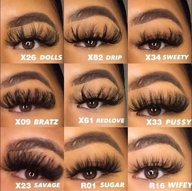 Natural 3D Faux Real Mink Eyelashes