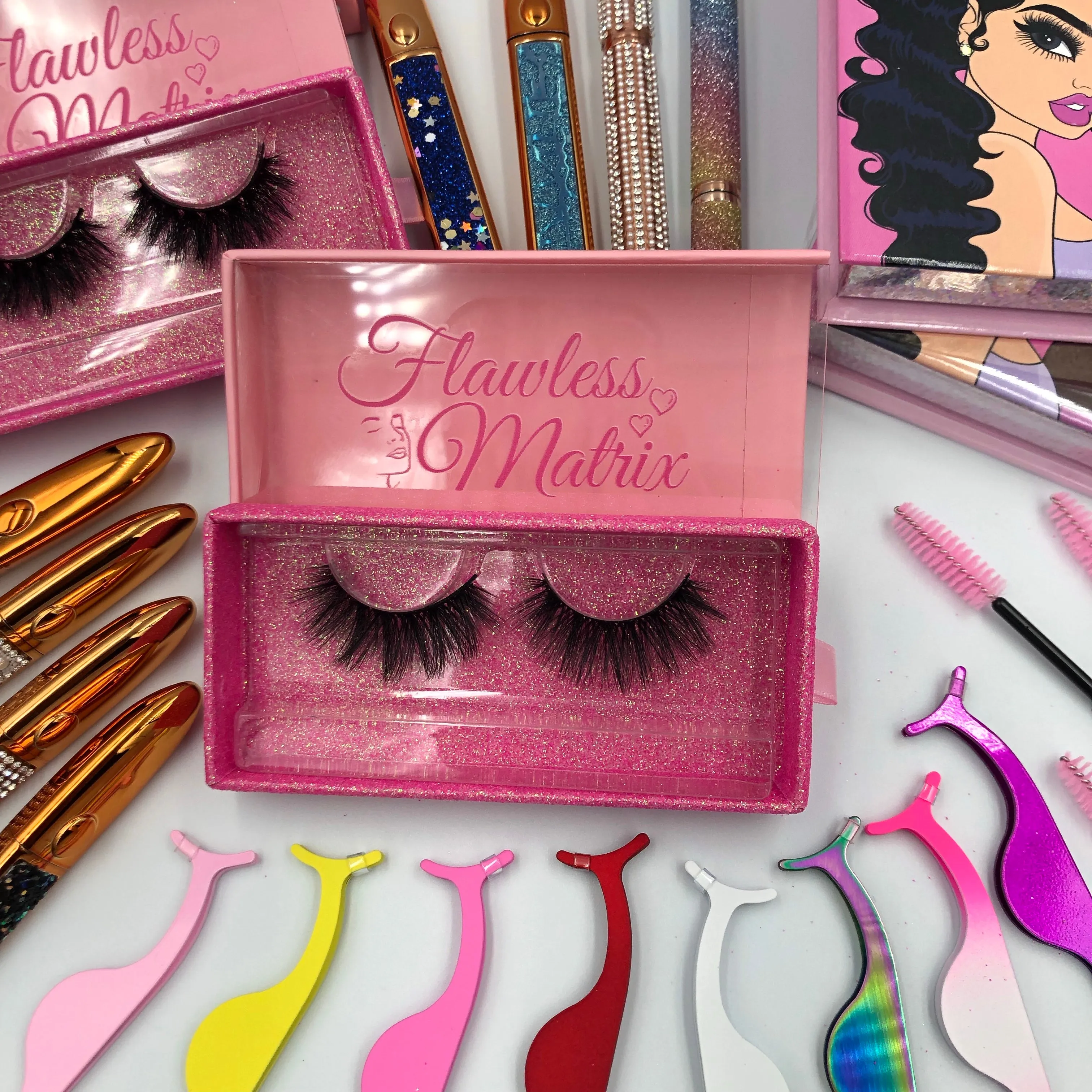 Natural 3D Faux Real Mink Eyelashes