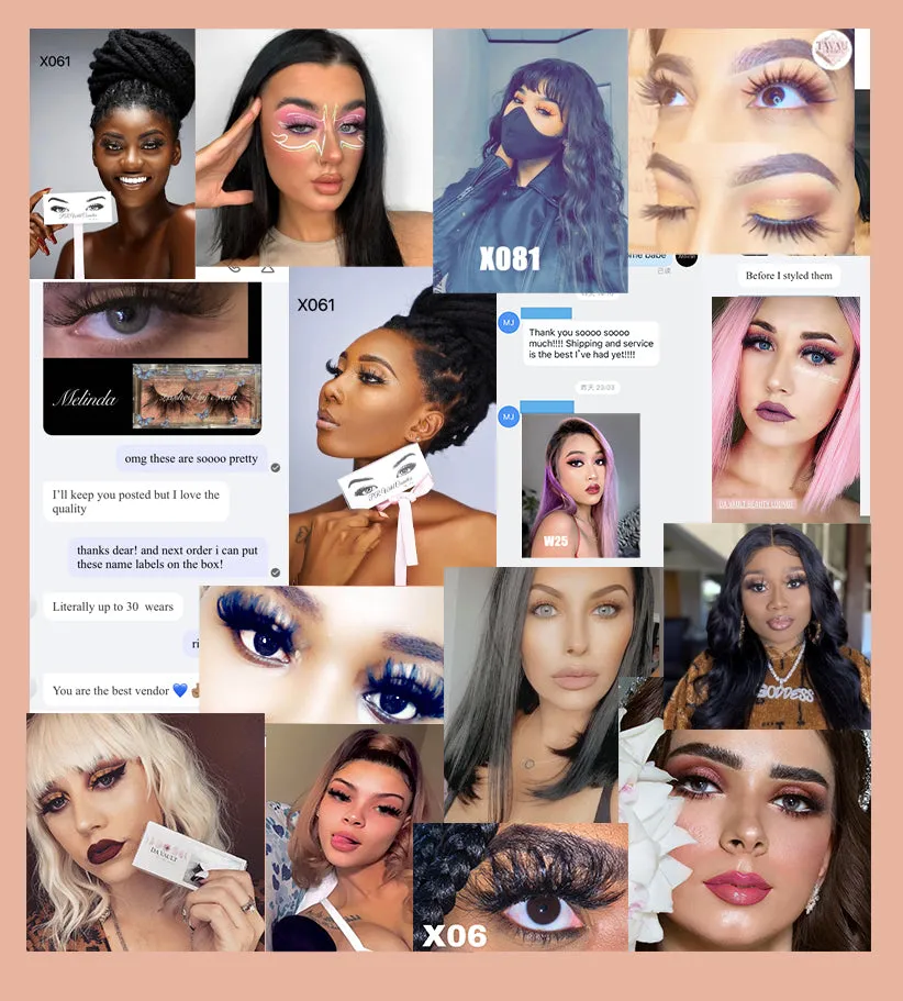 Natural 3D Faux Real Mink Eyelashes