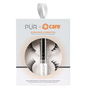 PÜR x CARE 3-Piece PRO Eyelash Kit