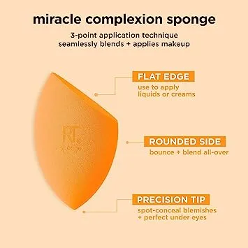 Real Techniques BY SAM&amp; SIC 2miracle complexion sponges for foundation bb craem