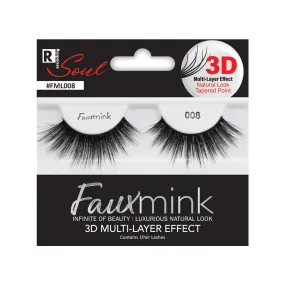 RESPONSE SOUL 3D MULTI LAYER EFFECT FAUX MINK EYELASHES #FML008