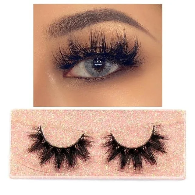 Roll over or click image to zoom in Fluffy Thick Cross Dramatic Eyelashes