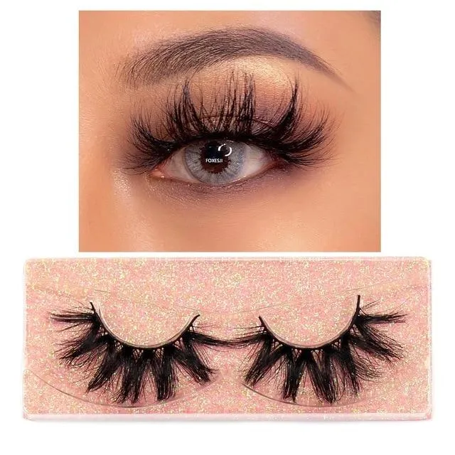 Roll over or click image to zoom in Fluffy Thick Cross Dramatic Eyelashes