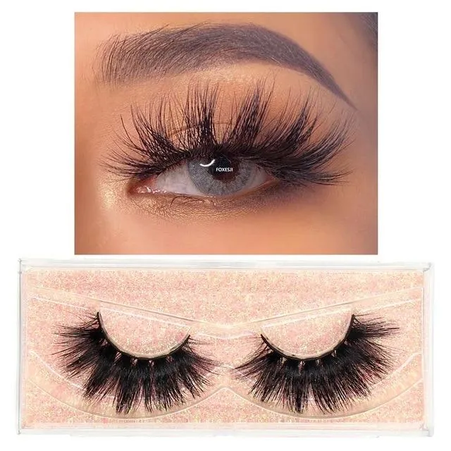 Roll over or click image to zoom in Fluffy Thick Cross Dramatic Eyelashes