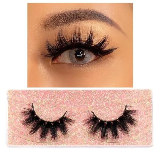Roll over or click image to zoom in Fluffy Thick Cross Dramatic Eyelashes