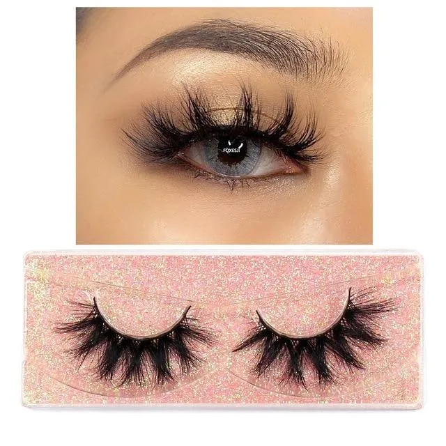 Roll over or click image to zoom in Fluffy Thick Cross Dramatic Eyelashes