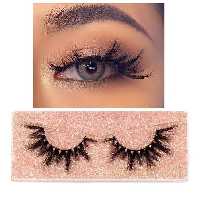 Roll over or click image to zoom in Fluffy Thick Cross Dramatic Eyelashes