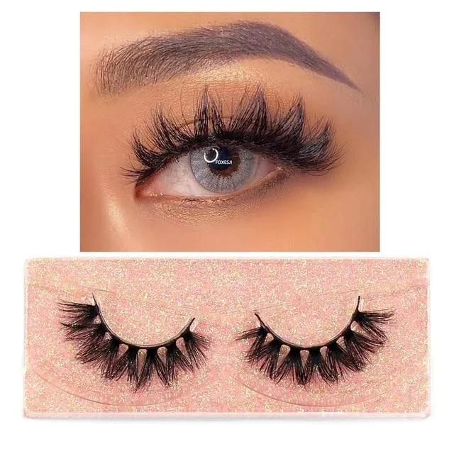Roll over or click image to zoom in Fluffy Thick Cross Dramatic Eyelashes