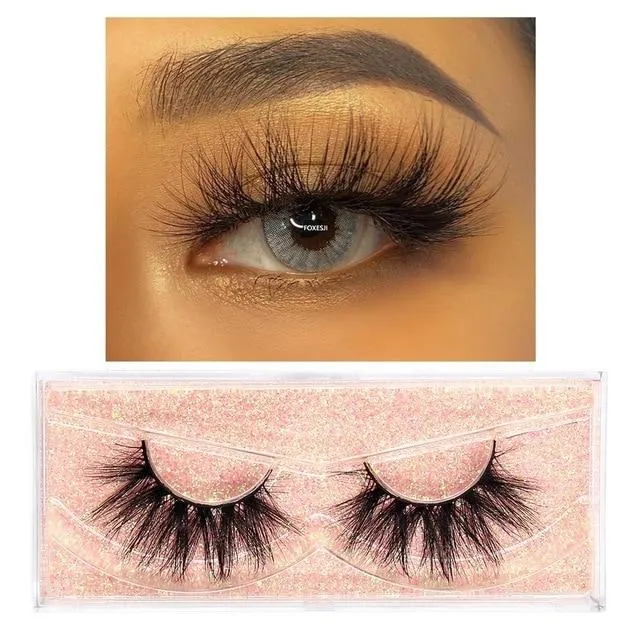Roll over or click image to zoom in Fluffy Thick Cross Dramatic Eyelashes
