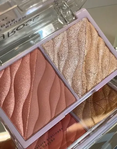 Ruby rose blush&highlighter palette Hb-7533