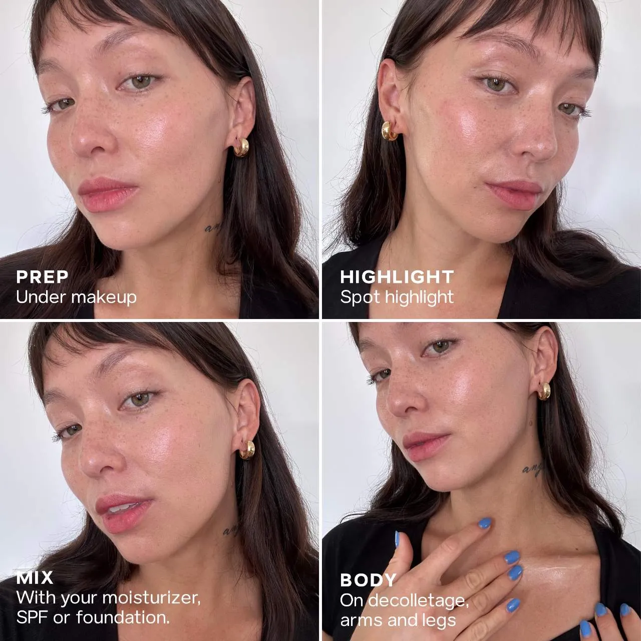 Saie - Mini Glowy Super Gel - Roseglow