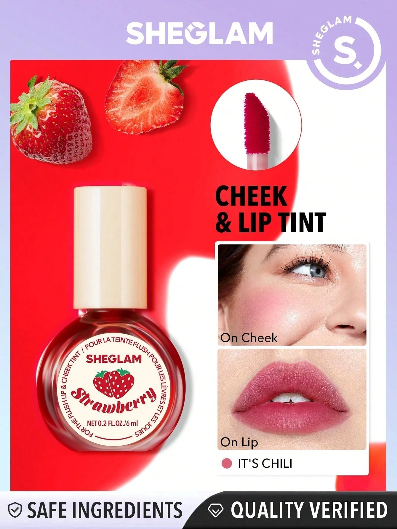 SHEGLAM For The Flush Lip & Cheek Tint OT